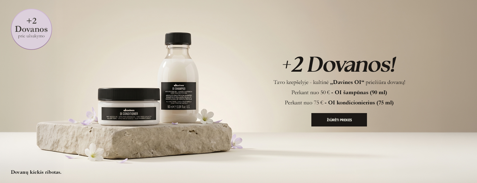 Dovana prie užsakymo